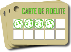 Les cartes de fidélité de Faim Gourmet Sandwich Club